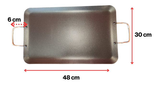 Comal doble de teflon