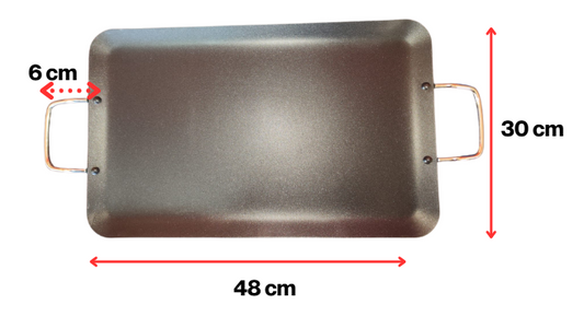 Comal doble de teflon