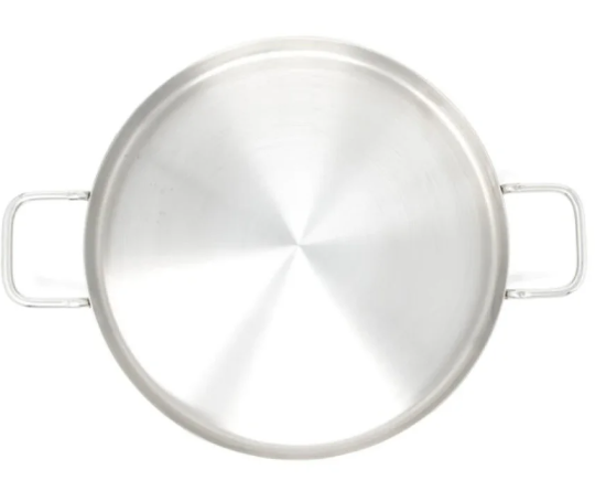 Disco plano de acero inoxidable