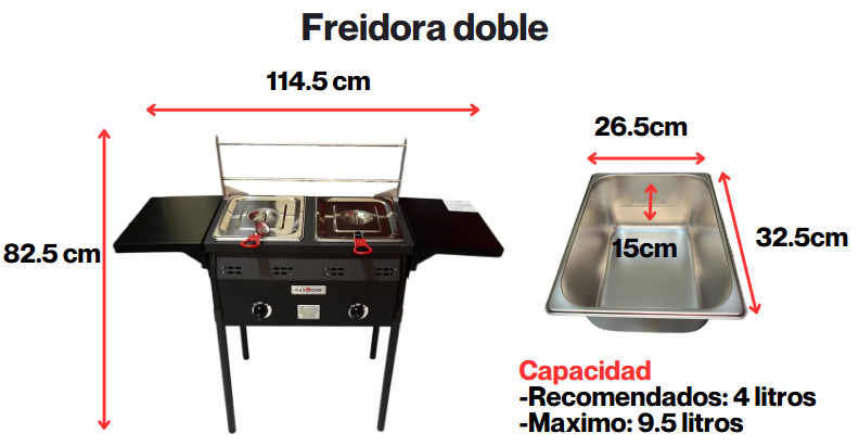 Freidora doble