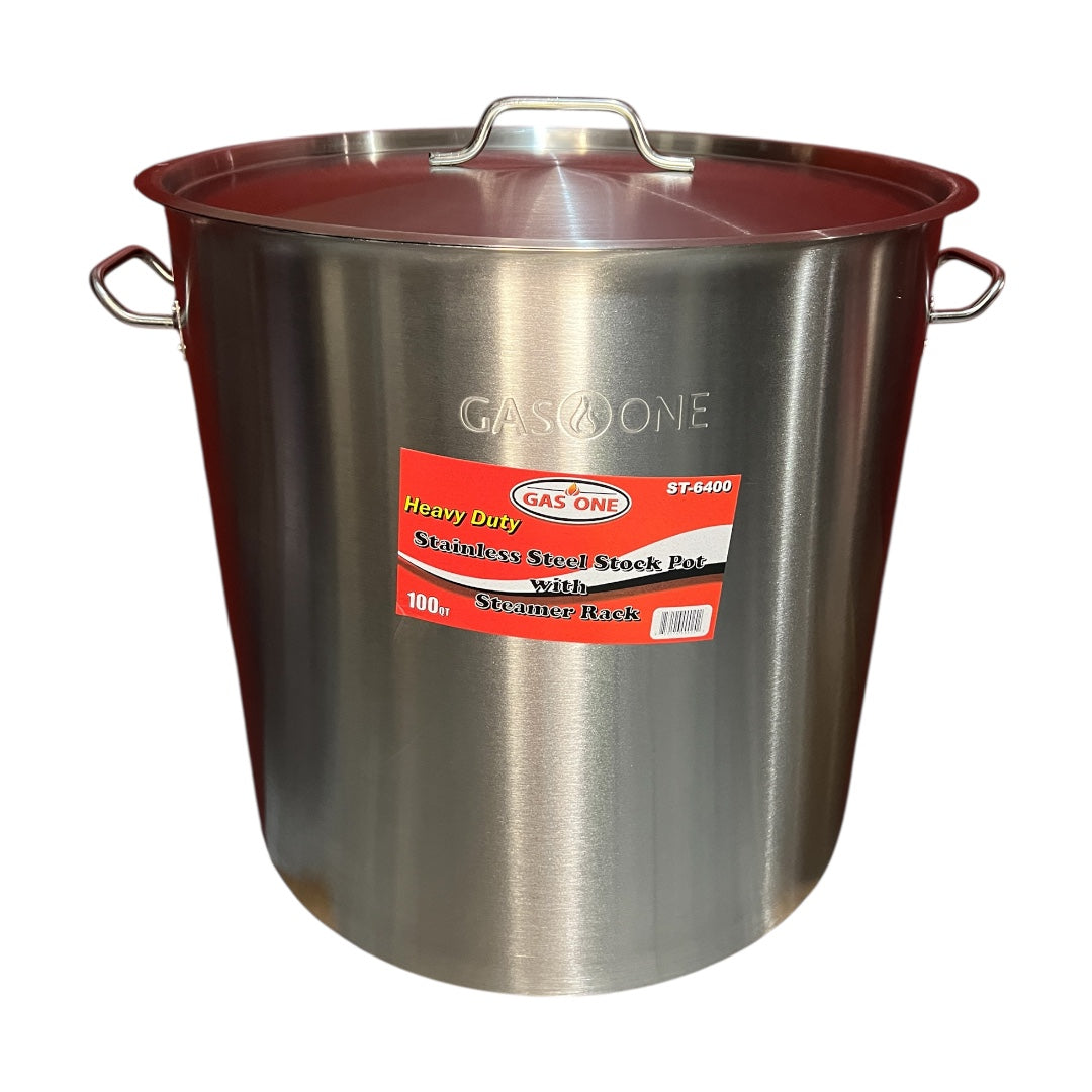 Set de 3 ollas de acero inoxidable 64, 84 y 100 QTS DESCUENTO