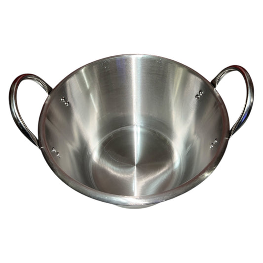 Cazo de acero inoxidable 20 L - Doble Fondo Reforzado