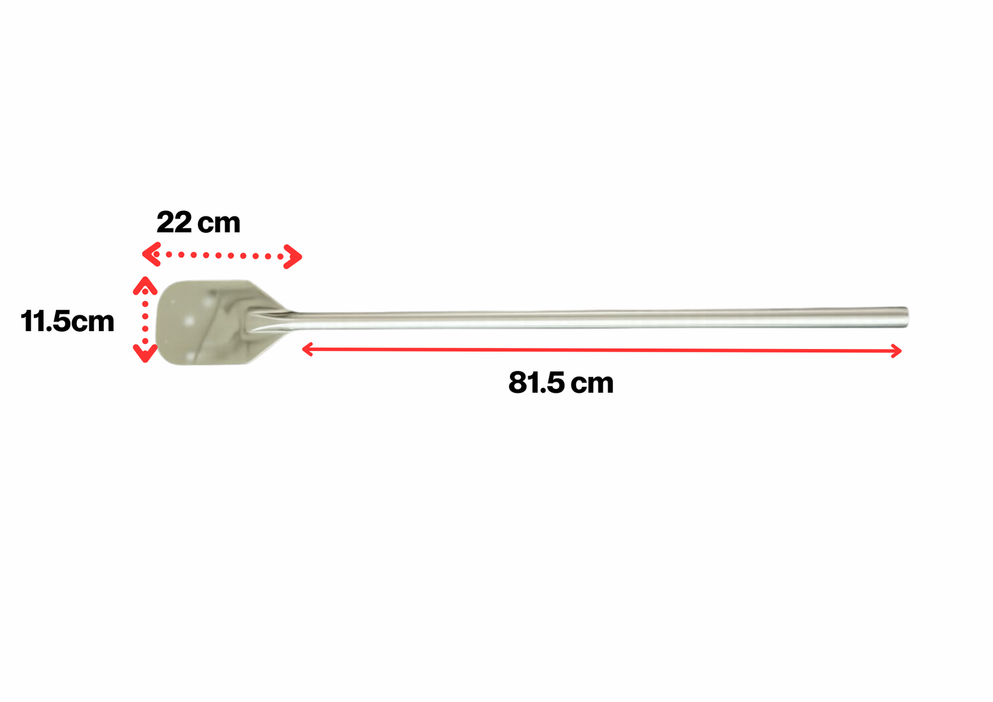 Pala de acero inoxidable de 103.5 cm