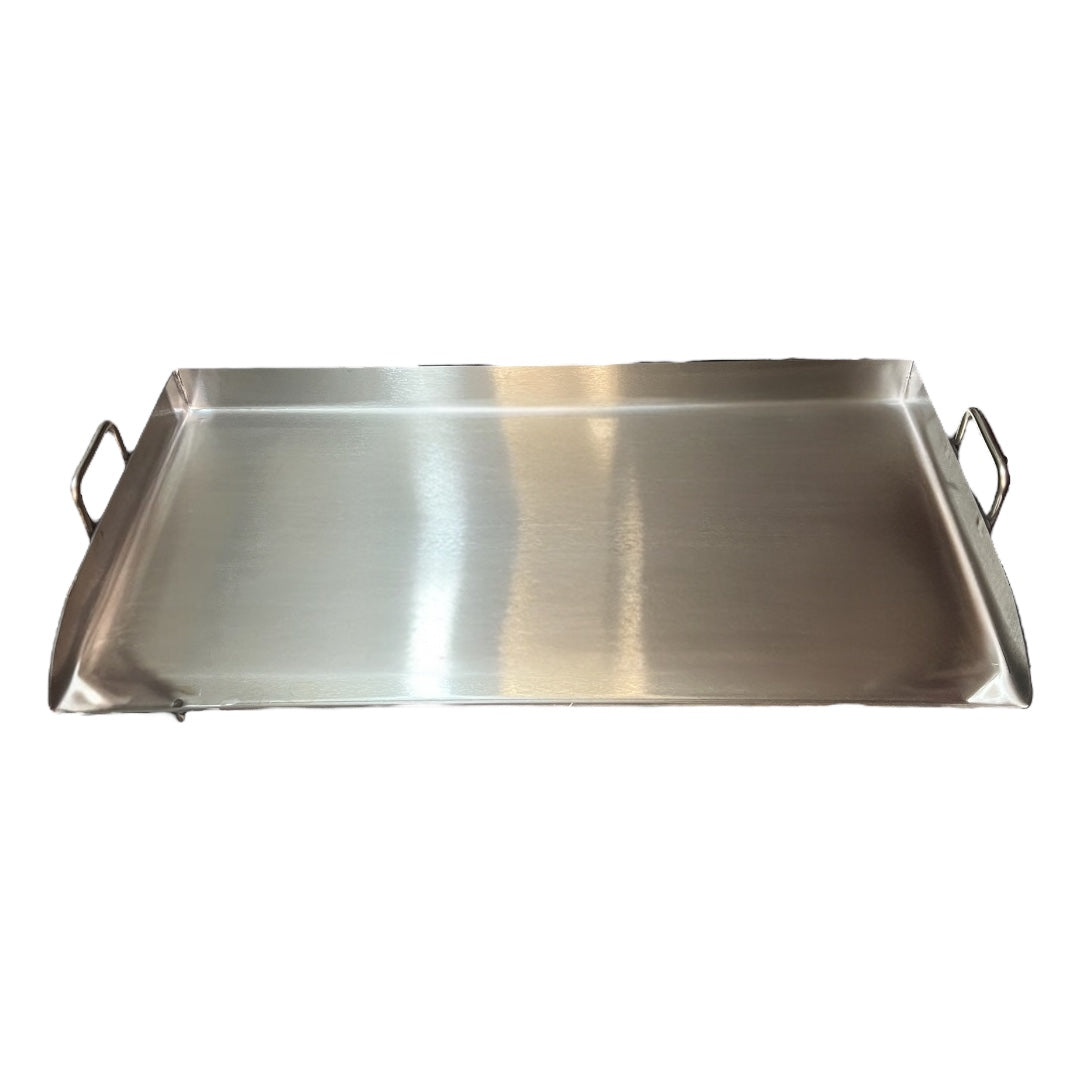 Plancha comal de acero inoxidable 78x47cm