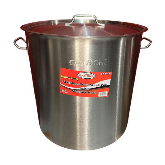 Olla de 100QTS de acero inoxidable