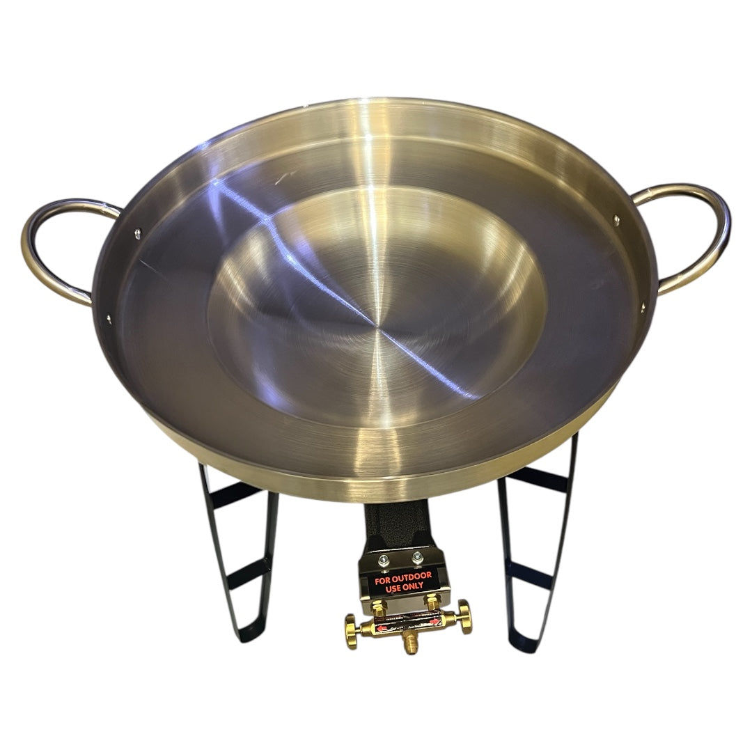 Gourmet Chef Kit de disco con quemador de alta presión (80,000 BTU) – Set 6 pzs