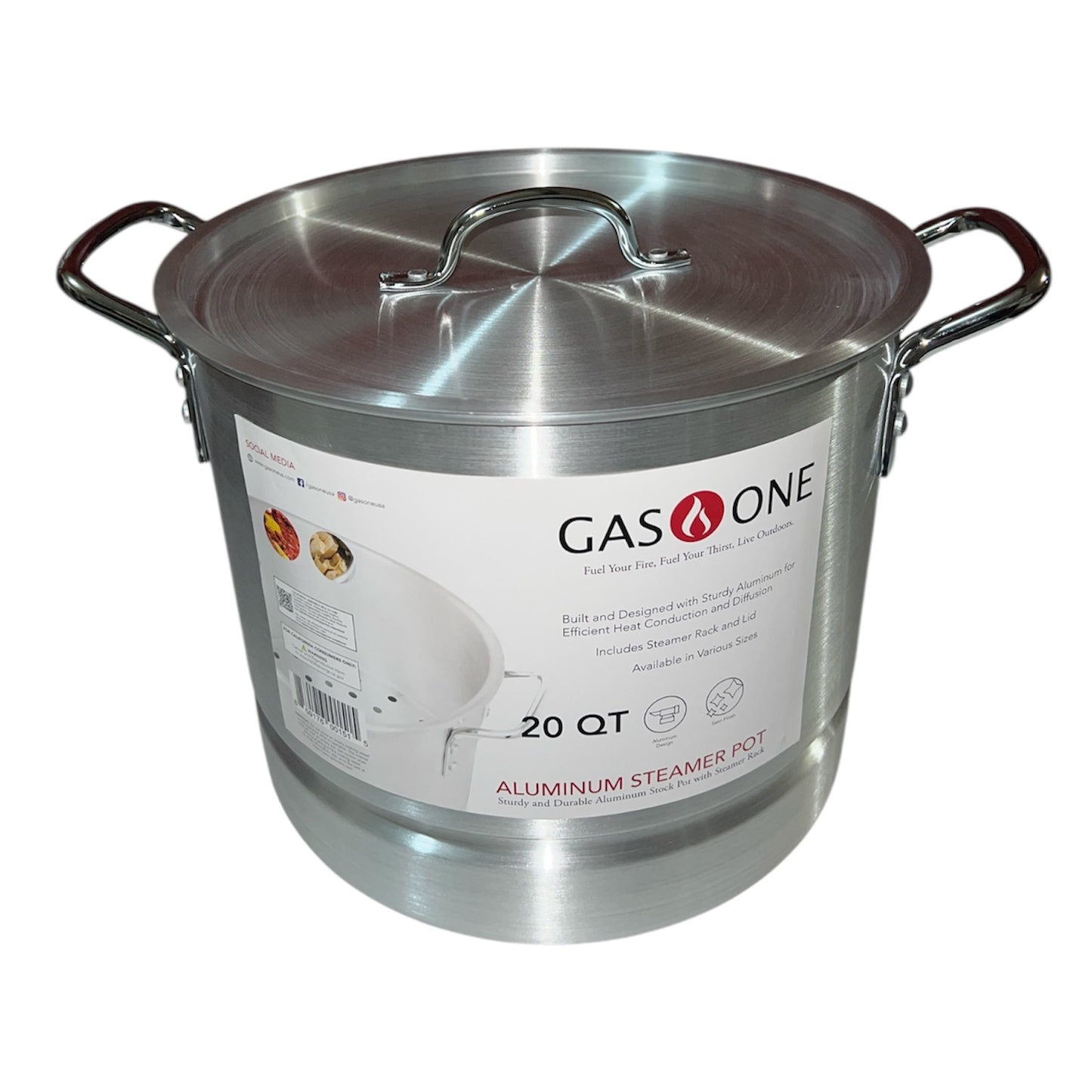 Olla de 20 litros de aluminio