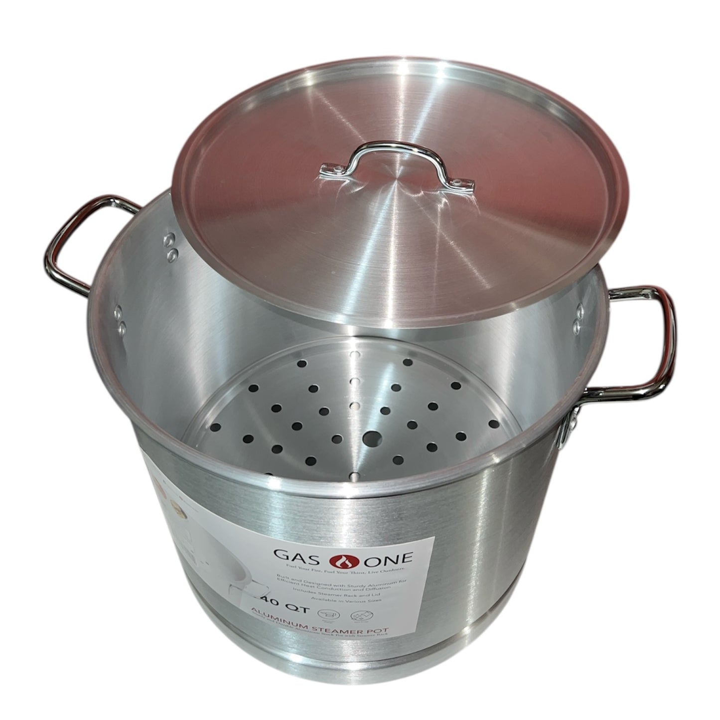 Olla de aluminio de 40 QT