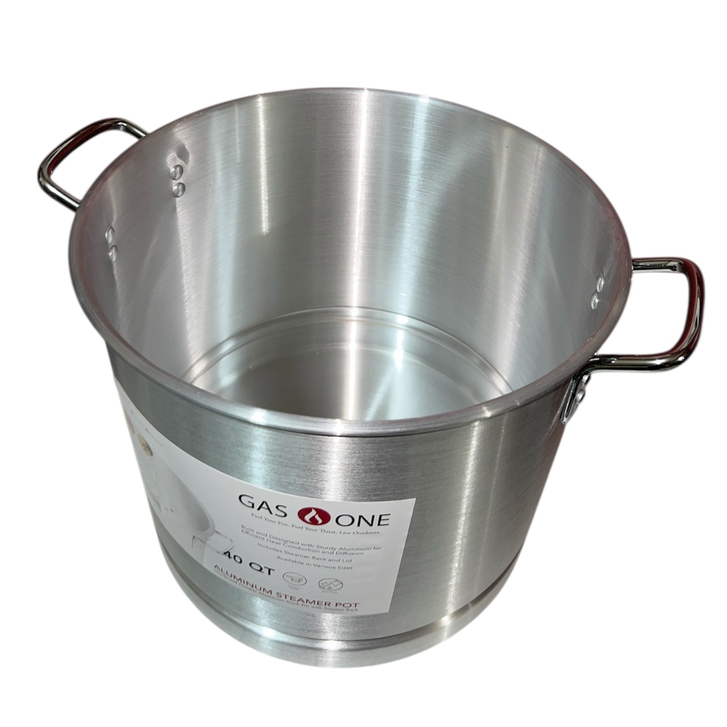 Olla de aluminio de 40 QT