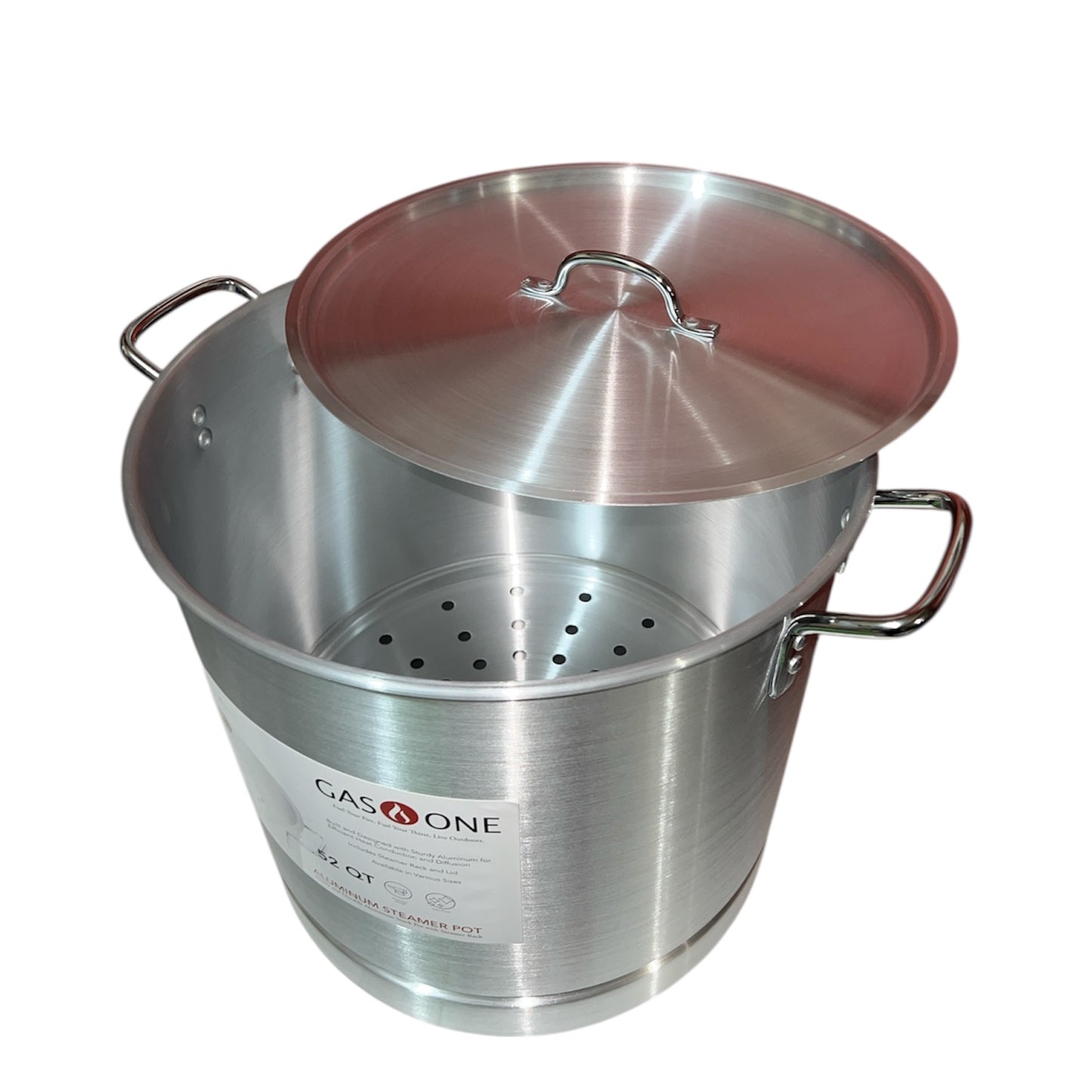 Olla de aluminio de 52 QT