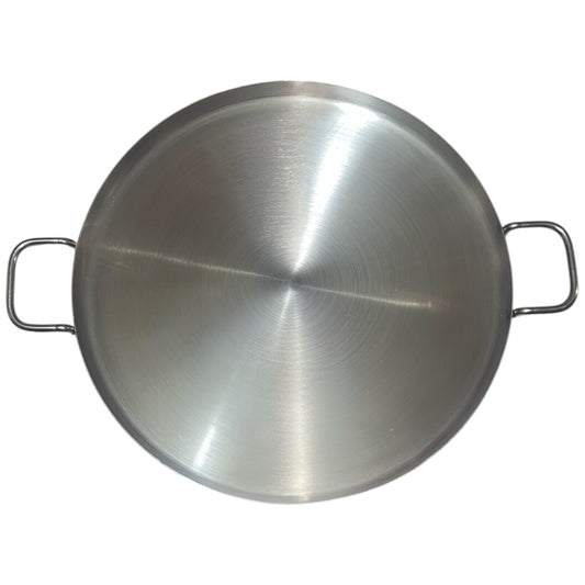 Comal Plano de Acero Inoxidable 50 cm